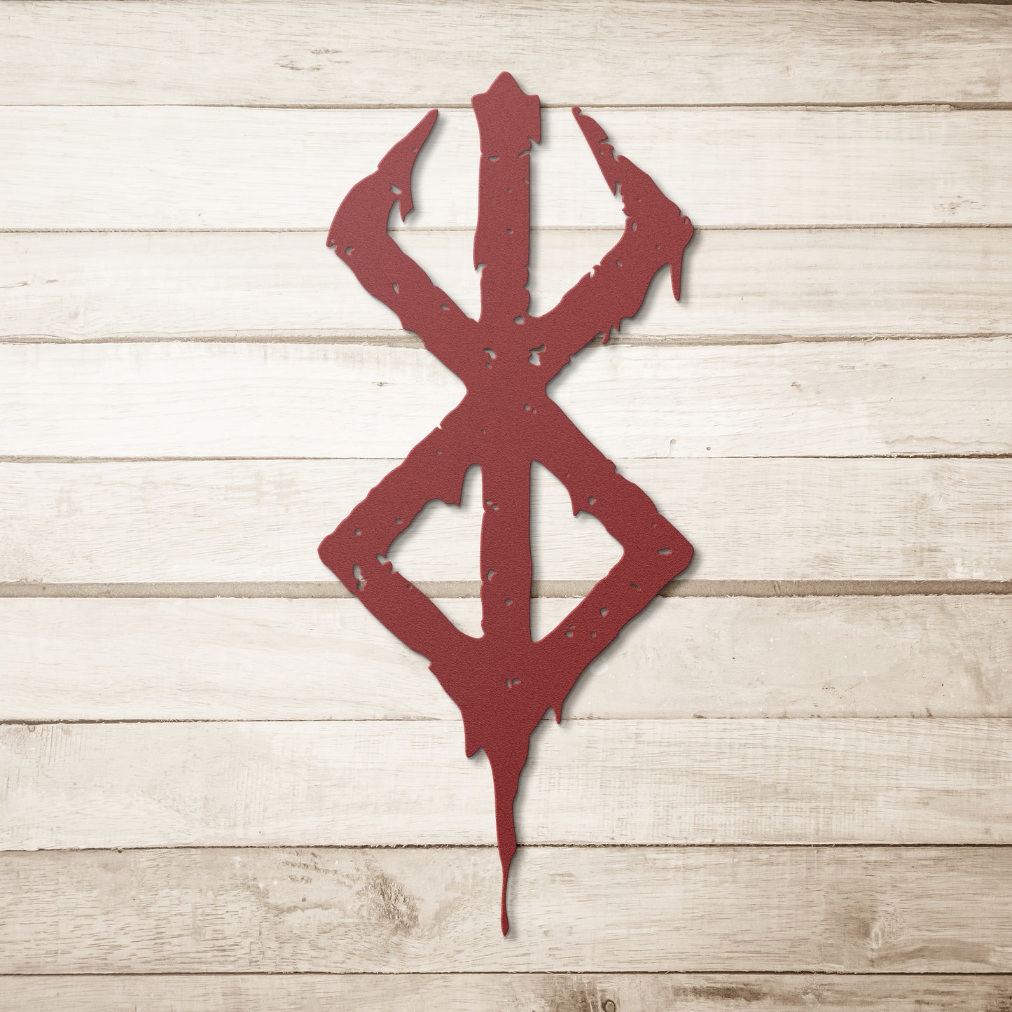 Viking Berserker Rune Metal Wall Sign